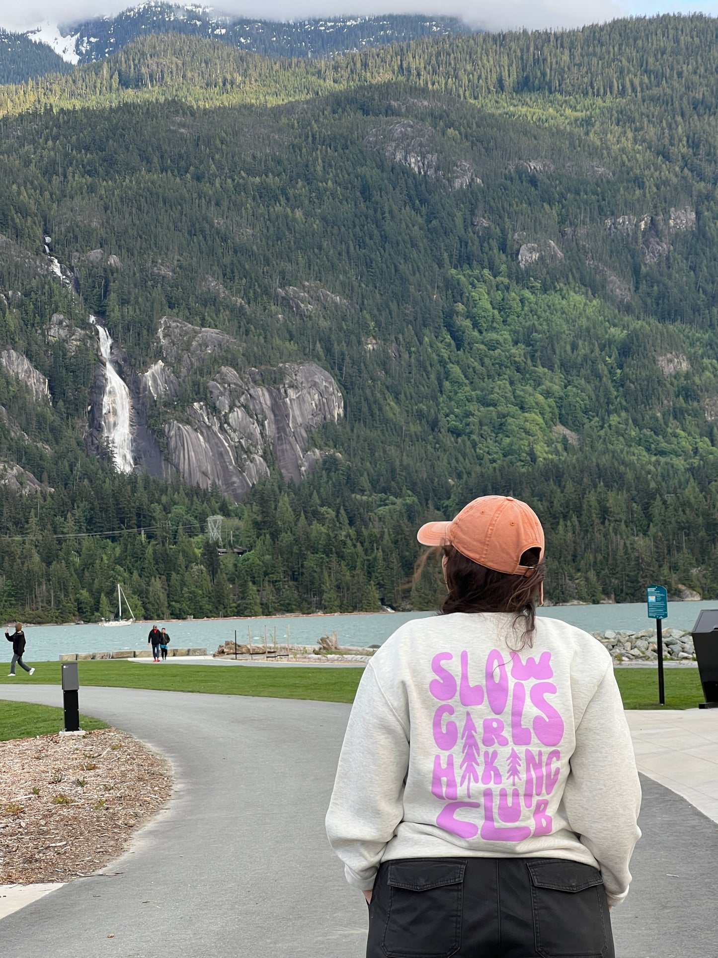 "Touch grass" premium crew neck sweatshirt